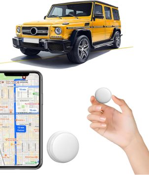 No Subscription Vehicle GPS Tracker Portable Car GPS Tracker Mini Magnetic GPS Device Full Coverage Pinpoint Vehicle Location Elderly Children Pets No